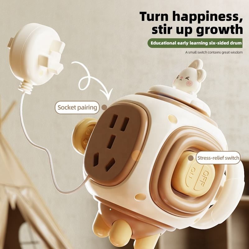 6-in-1 Montessori Educational Development Busy Ball Multi-Functional Activity Cubes For Children_voghion.com