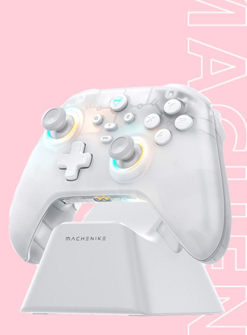 Mechanic G3V2 Snow White Set Three-Mode Game Controller Bluetooth Switch Mobile Steam PC_voghion.com