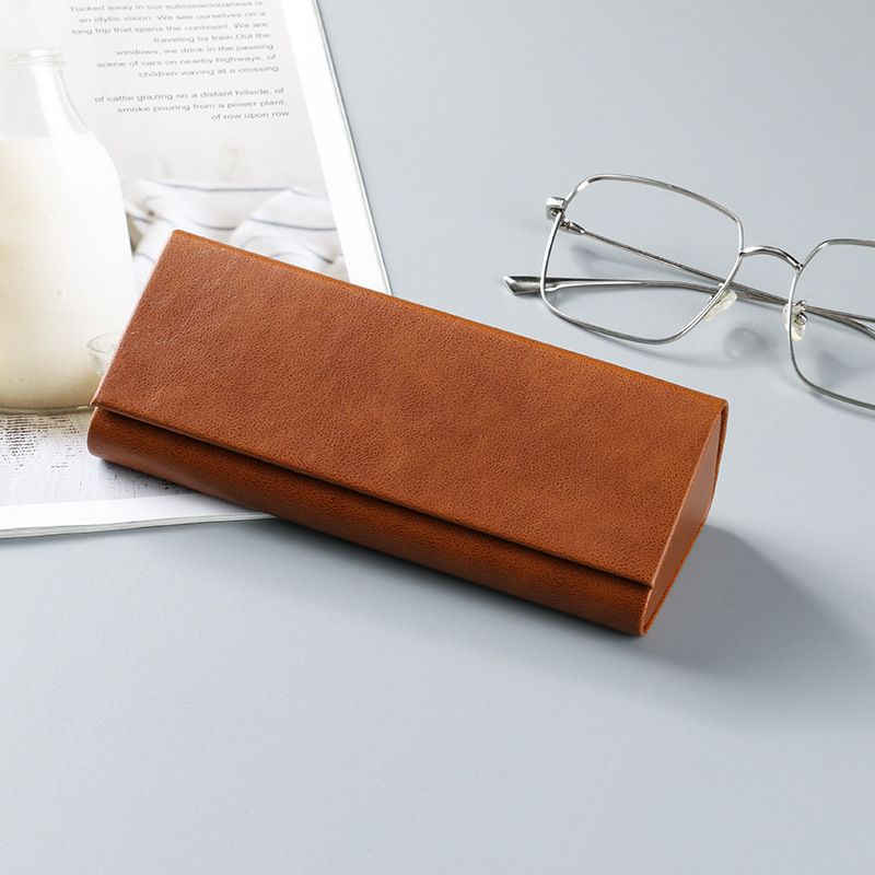 Unisex Retro Sonnebrëller Box Männer PU Lieder Brëller Box Grouss Fraen Sonnebrëller Box_voghion.com