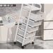 Snack Small Cart Kitchen Multi-Functional Rack Floor-Standing Multi-Layer Vegetable Basket Drawer Gap Storage Cabinet 1_voghion.com