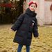 Chaqueta de plumón cálida y elegante para niños para el invierno - Abrigo acolchado de longitud media para niños y niñas (3-8 años) - Ligera y gruesa_voghion.com
