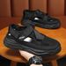 Dongdong New Summer Breathable Beach Men's Baotou Sports Shoes Sandals_voghion.com