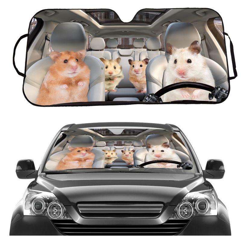 Printed mounted sunshade, thermal insulation, and interior products for car sunshades_voghion.com