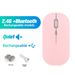 New Bluetooth Dual-mode Wireless Charging, Silent Computer, Laptop, Office Game, Luminous 2.4G Mouse_voghion.com
