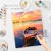 RUOPOTY Ελαιογραφία By Numbers Handmade Decorative Paintings Sunset By The Riverbank Scenery Paint For Painting Διακόσμηση σπιτιού Μοναδικό δώρο_voghion.com