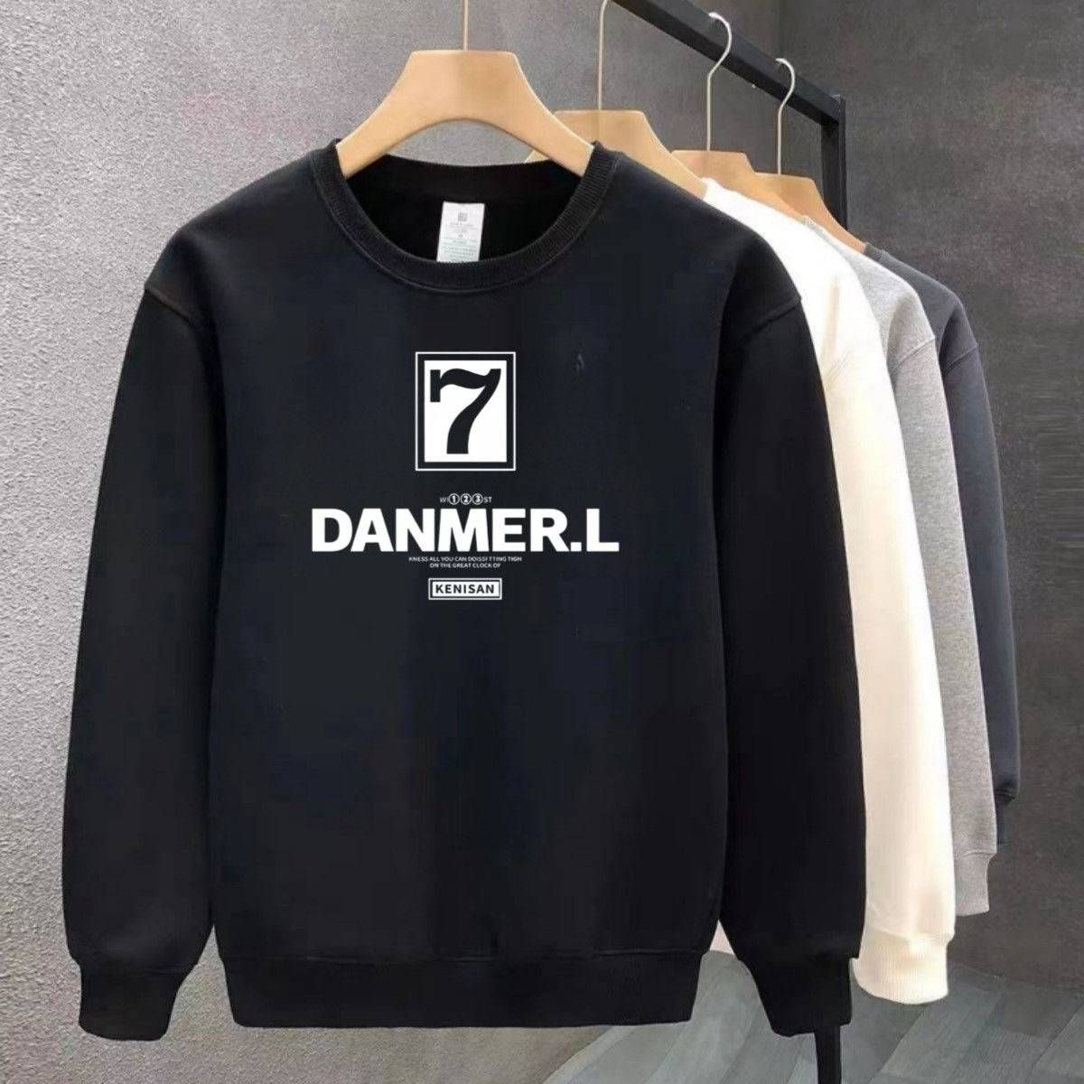 Sweat-shirt ras du cou en coton assorti FW25 - Pour elle et lui_voghion.com