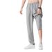 Sonnenschutzhose aus Eisseide, kühle, atmungsaktive Freizeithose für Herren, Sommer, dünne, lockere, gerade Hose_voghion.com