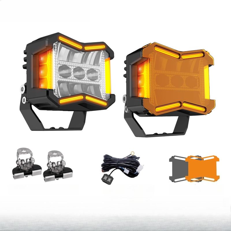 5 Inch 60W LED Work Light Spotlight Fog Lights For Off Road Truck 4x4 SUV ATV Car For Jeep For Tank 300 Motorcycle Headlight_voghion.com