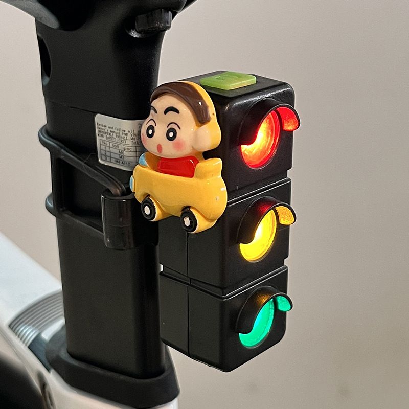 Bicycle Taillights, Riding Warning Lights Flashing, Cute Cartoon Sausage Mouth Mountain Road Bike, Night Running Lights,_voghion.com