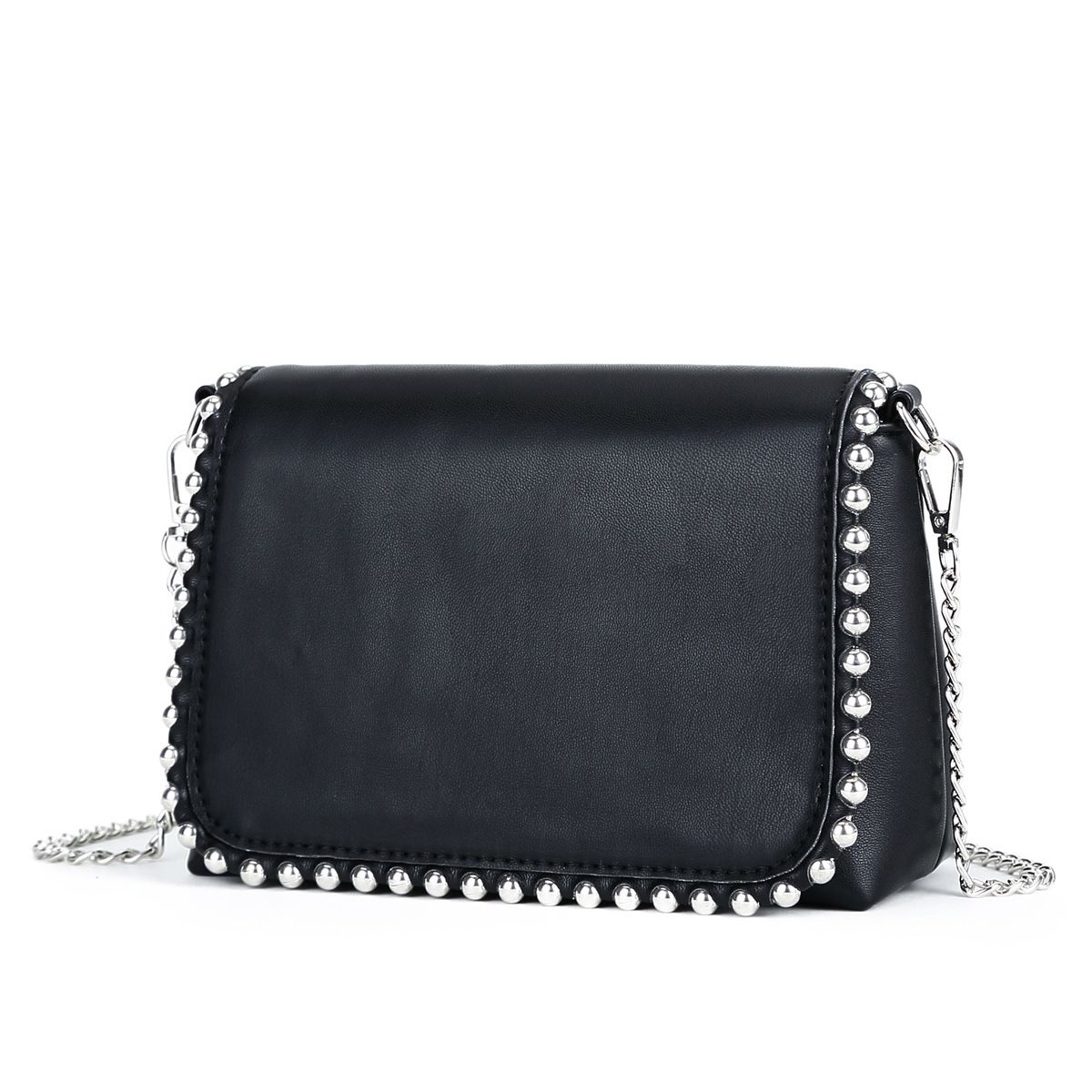 Ženske torbe Nova majhna kvadratna torba z biseri in prevleko, retro verižica, torba čez ramo, vrhunska magnetna zaponka, ženska torba_voghion.com