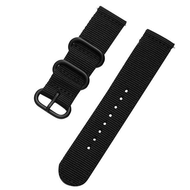 Uhrenarmbänder Gear S3 S2 Dickes Nylon-Canvas-Uhrenarmband 9 Farben Modische Uhr_voghion.com