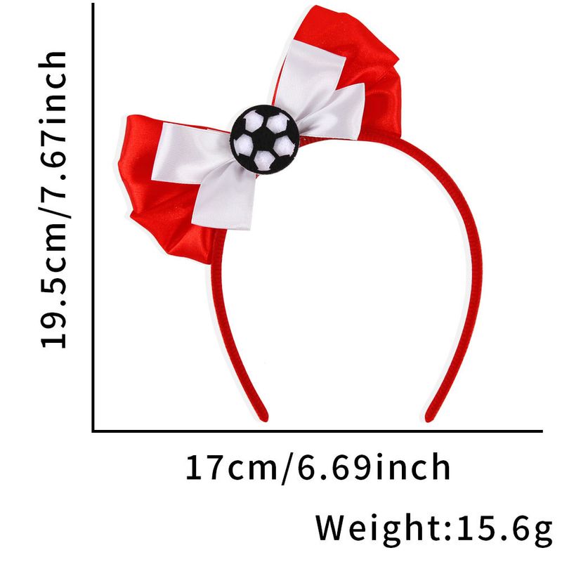 New European Cup Theme Headband Football League Fans from Various Countries Boost Headband Flag Color Bow Headband_voghion.com