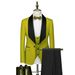 CT Men's New Business Casual Set For Wedding Groom Tuxedo Three-Piece Suit_voghion.com