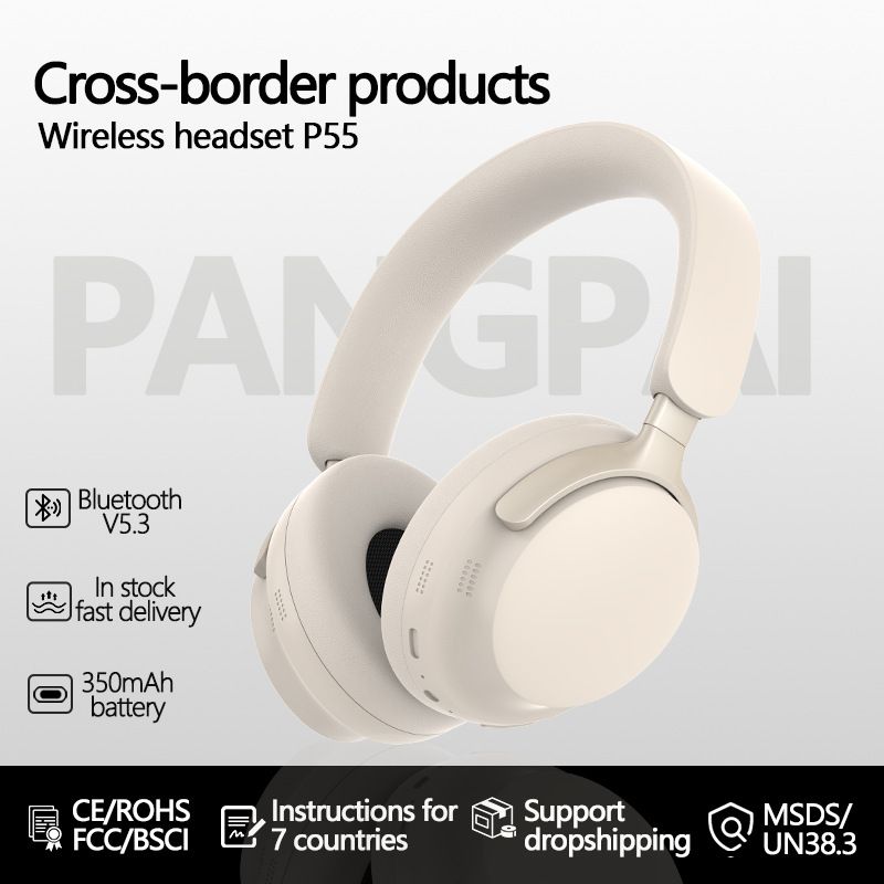 En Çok Satan Gerçek Kablosuz Kulak Üstü Bluetooth Kulaklık 3D Surround Ses Tam Kapsama Kulak Yastıkları Spor Müzik Fabrika Stok Kulaklık_voghion.com