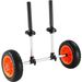 VEVOR Heavy Duty Kayak Cart, 280lbs Load Capacity, Detachable Canoe Trolley Cart with 10'' Solid Tires, Adjustable Width & Top Foam Protection, for Ka_voghion.com