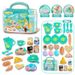 Set da gioco per bambini transfrontalieri, utensili da cucina, simulazione del tè pomeridiano, cibo, torta, ragazza, set interattivo per la pausa del tè, giocattolo all'ingrosso_voghion.com