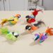 Cat Toy Self-Entertainment Artifact Simulation Squeaky Bird Swing Door Hanging Elastic Feather Teaser Wand_voghion.com