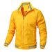 Men's Lightweight Stand Collar Jacket - Waterproof Windbreaker With Multi-Pockets, Slim Fit Zippered Casual Coat For Spring/Fall_voghion.com
