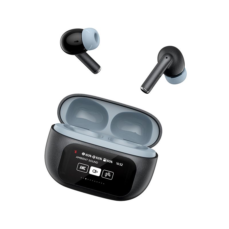 TWS Bluetooth sluchátka s potlačením hluku, novým displejem G01, bezdrátové pohodlné nošení v uších, HIFI kvalita zvuku, dlouhá životnost_voghion.com