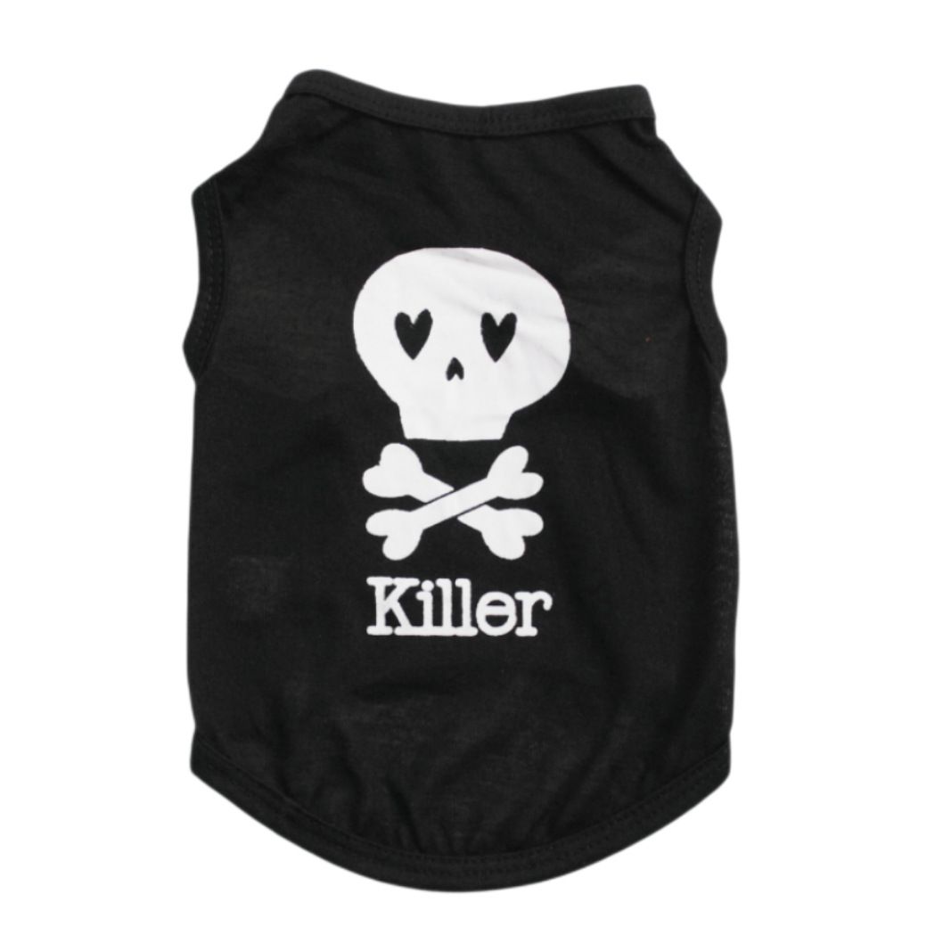 Pet Clothing Dog Halloween T-shirt Breathable Soft Vest_voghion.com