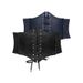 Corsetto elastico largo e stretto con lacci da donna alla moda, con sigillo in vita, per abito da donna_voghion.com