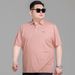 Polo à manches courtes pour homme, grande taille, décontracté, ample, polyvalent, simple, à revers, été_voghion.com