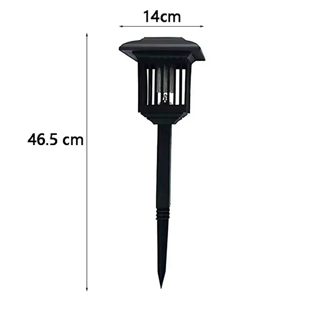 Solar Mosquito Killer Lamp Outdoor Waterproof Bug Zapper Light LED Electric Shock Mosquito Trap Lamp For Lawn Garden Courtyard_voghion.com