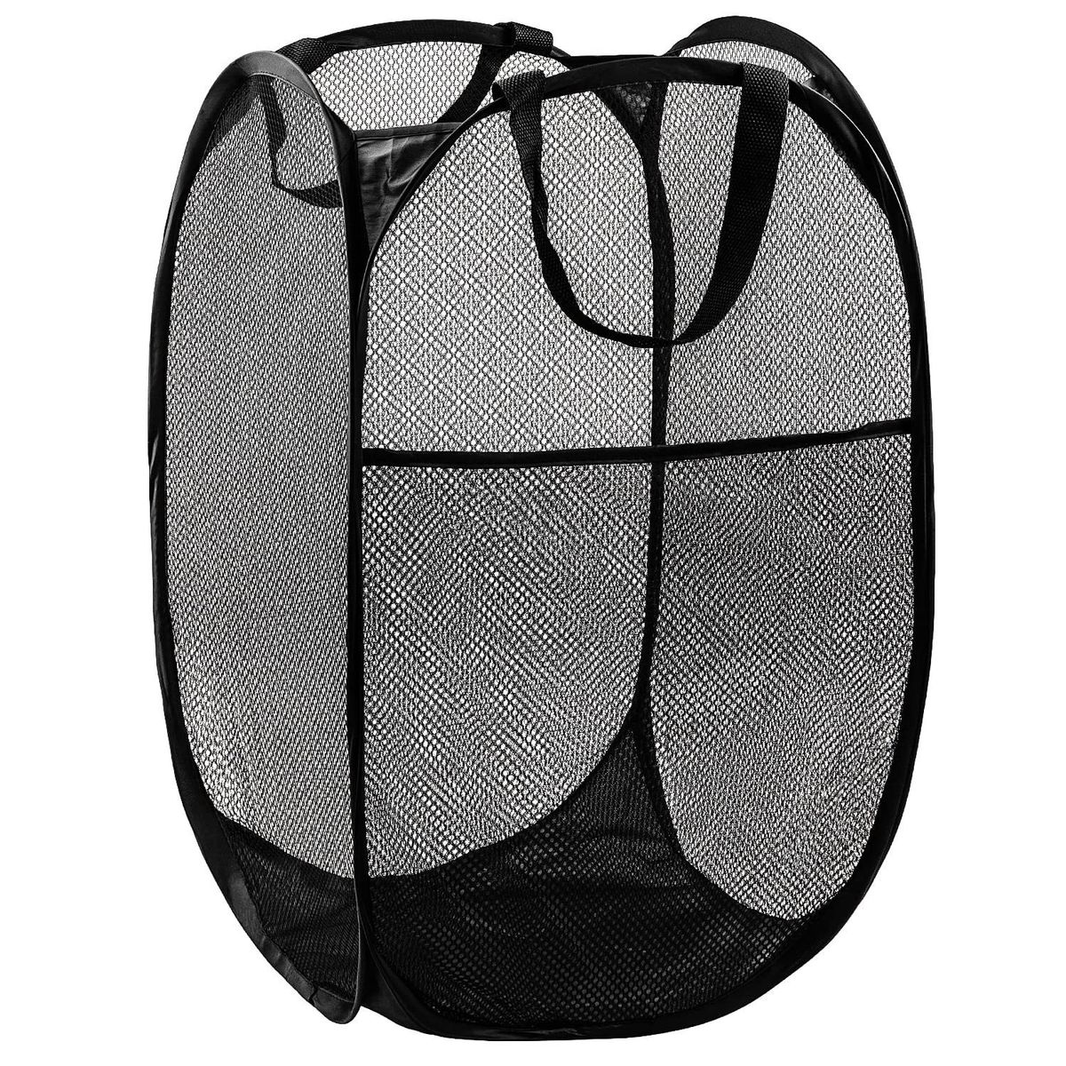 Pop-Up Mesh Laundry Hamper - Foldable & Portable Clothes Basket For Kids Room, College Dorm, Or Travel - Multiple Colors & Sizes (S/M/L/XL)_voghion.com