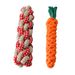 Chew Resistant Knot Small Medium Large Dog Teddy Cotton Rope Toy Ball Pet Supplies_voghion.com
