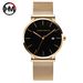 Hannah Martin Men's Watch Japanese Calendar Movement Watch Men's Simple Casual Waterproof Quartz Watch_voghion.com