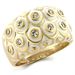 9W164 - Gold Brass Ring with AAA Grade CZ in Clear_voghion.com