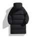 American Style Down Jacket For Men, Winter New Thickened Mid-Length Cotton Coat, Unisex Plus Size Hooded Warm Puffer_voghion.com