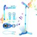 And Kids Karaoke Adjustable Microphone Stand Colorful LED Lights Musical Toys Birthday Gifts_voghion.com