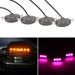 Najprodavanija auto RGB rešetka mala žuta lampa LED dekoracija mala žuta lampa modificirana Bluetooth kontrolna rešetka dnevna svjetla_voghion.com