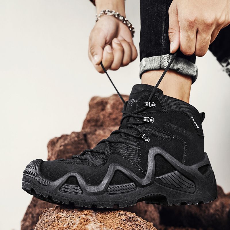 New leisure sports high top fashion all hiking light trend work boots_voghion.com