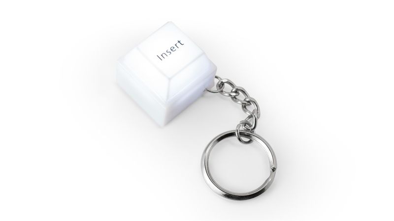 High-Quality Insert Keyboard Keychain with Light LED Effects & Top Quality_voghion.com