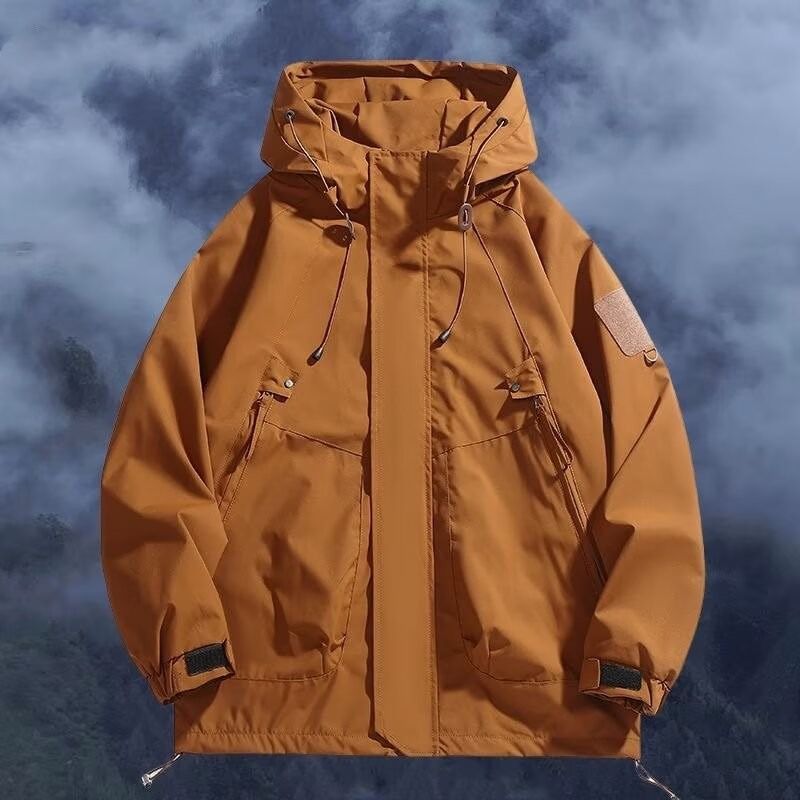 Autumn outdoor assault men's hiking and mountaineering suit windproof waterproof American functional casual jacket_voghion.com