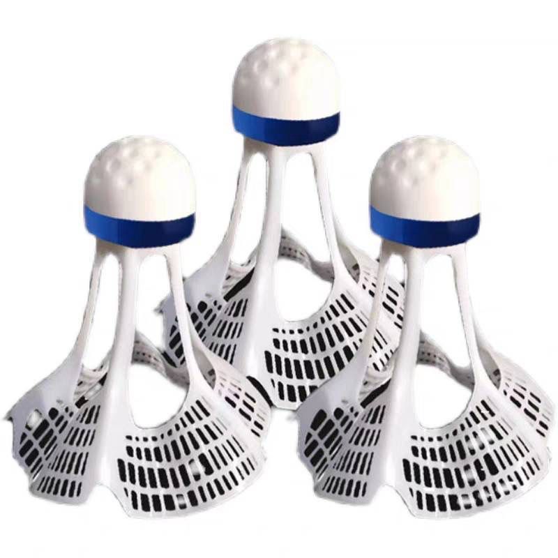 Svítící badmintonový venkovní větruodolný, odolný, vysoce elastický plastový gumový tréninkový míč, nerozbije se, svítící, vysoce elastický, větruodolný_voghion.com