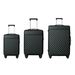Luggage Sets ABS Hardshell 3pcs Luggage, Lightweight Durable Suitcase Sets Spinner Wheels Suitcase With TSA Lock 20''24''28'' Available(Dark Green)_voghion.com