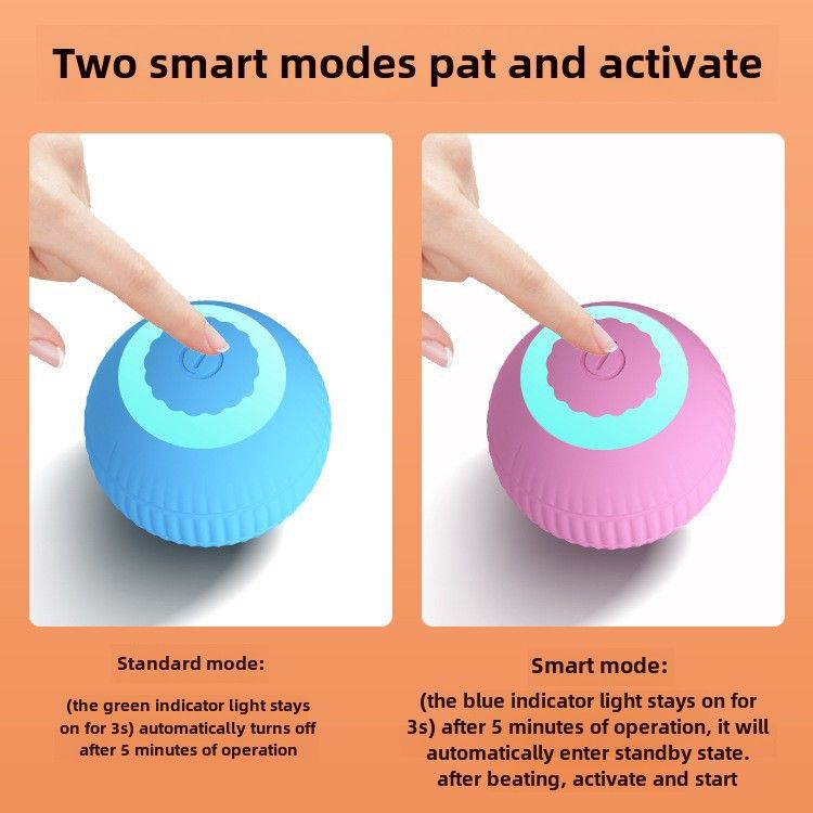 Interactive Automatic Cat Teasing Toy Ball_voghion.com