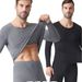 Men's Thermal Underwear Thin Top And Pants Autumn Clothes Set For Men_voghion.com
