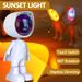 1 Pcs Astronaut Robot Rainbow Projection Sun Lamp Table Lamp Sunset Lamp Atmosphere Lamp HMM_voghion.com