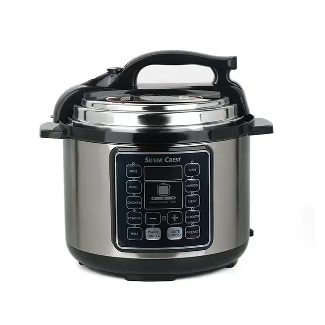 Multifunktioun Elektresch Drockkoker Reis Fleesch Zopp Kachen Intelligent Reservatioun Non-Stick Kichen Pot Fir 110v 220v_voghion.com