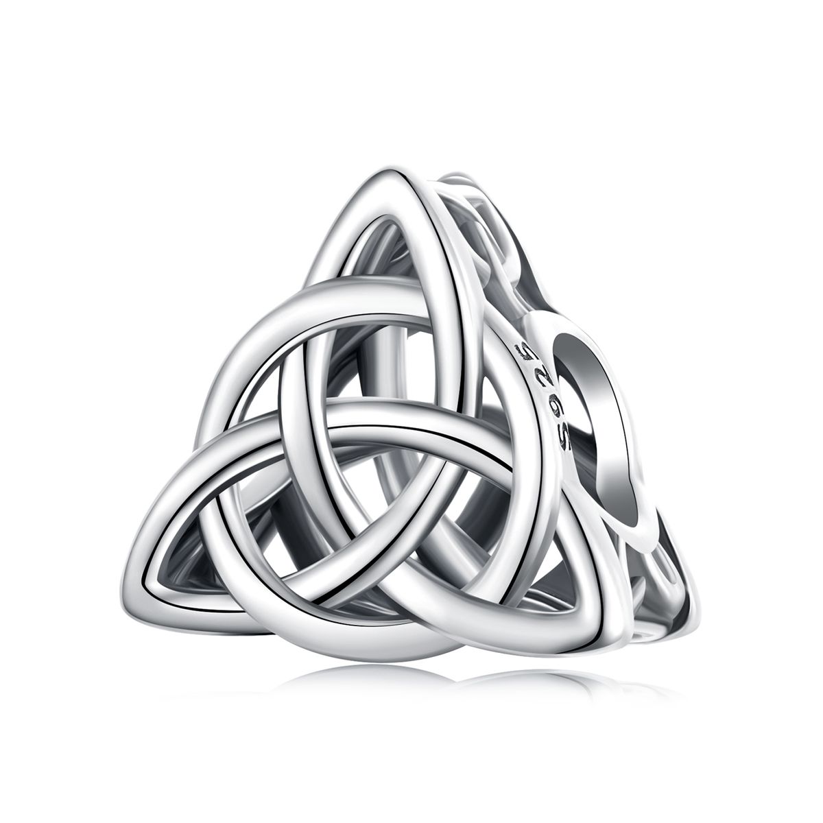 Celtic Knot Charm Sterling Silver Charm_voghion.com