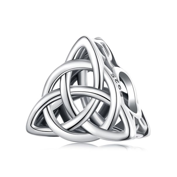 Celtic Knot Charm Sterling Silver Charm_voghion.com