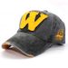 Cotton Embroidery Letter W Baseball Cap Snapback Caps Bone Distressed Wearing Fitted Hat For Men Custom Hats_voghion.com