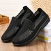 TerraStride 【RK Men's Shoes】Breathable Casual Mesh Middle-aged Men, Soft Sole, Slip-on, Non-slip Driving Shoes For Men_voghion.com