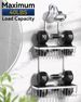 2-Tier Shower Organizer - Aluminum Hanging Rack With Razor Hook & Soap Dish 18kg EU Space Saver_voghion.com