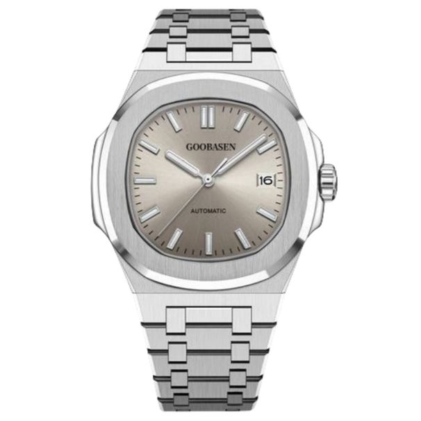 Men's Ultra-Thin Waterproof Quartz Watch With Date Display, Luminous Hands, And Stainless Steel Strap – Elegant Business Style_voghion.com