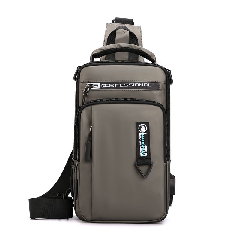 Nuevo bolso de pecho multifuncional para hombre, bandolera de hombro para ocio, bolso de pecho con carga USB, mochilas antirrobo_voghion.com